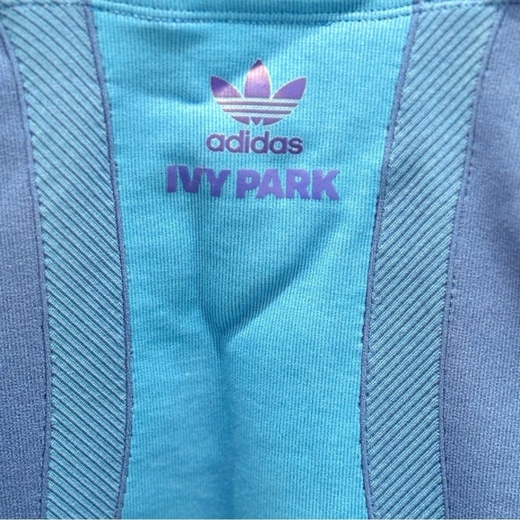 adidas x IVY PARK Women's Blue Sleeveless Bodycon Mini Dress Size XS - Picture 8 of 13